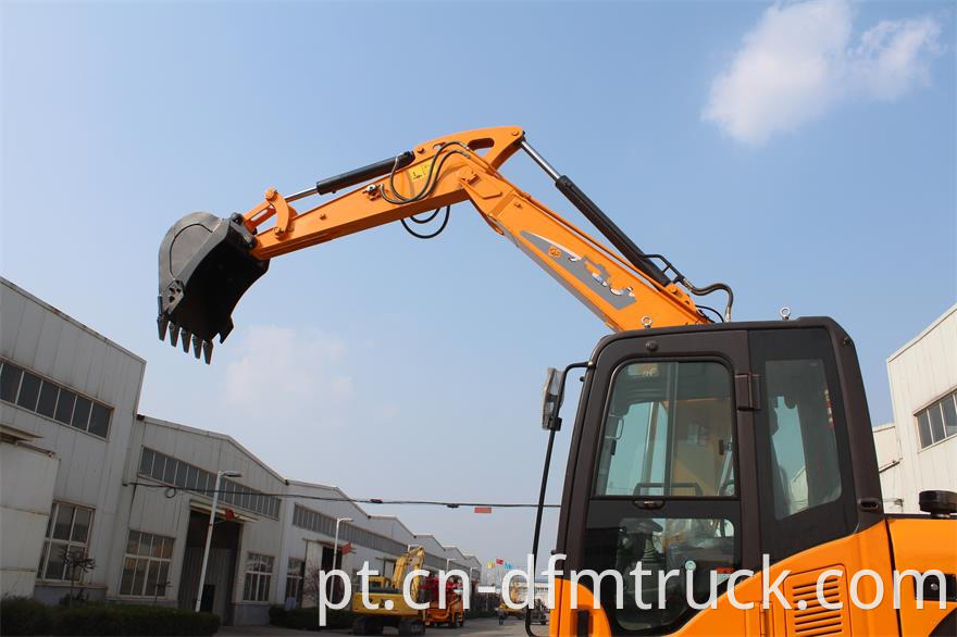 8 ton wheel excavator 11